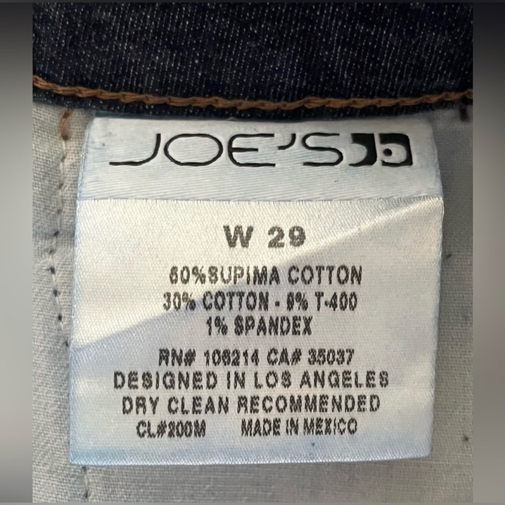 Joe’s Jeans Jackie Dark Wash Stretch 5 Pocket Jean Shorts Size 29 - Picture 11 of 13